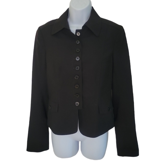 Theory Button Front Wool  Blend Jacket - Women's - Picture 1 of 8